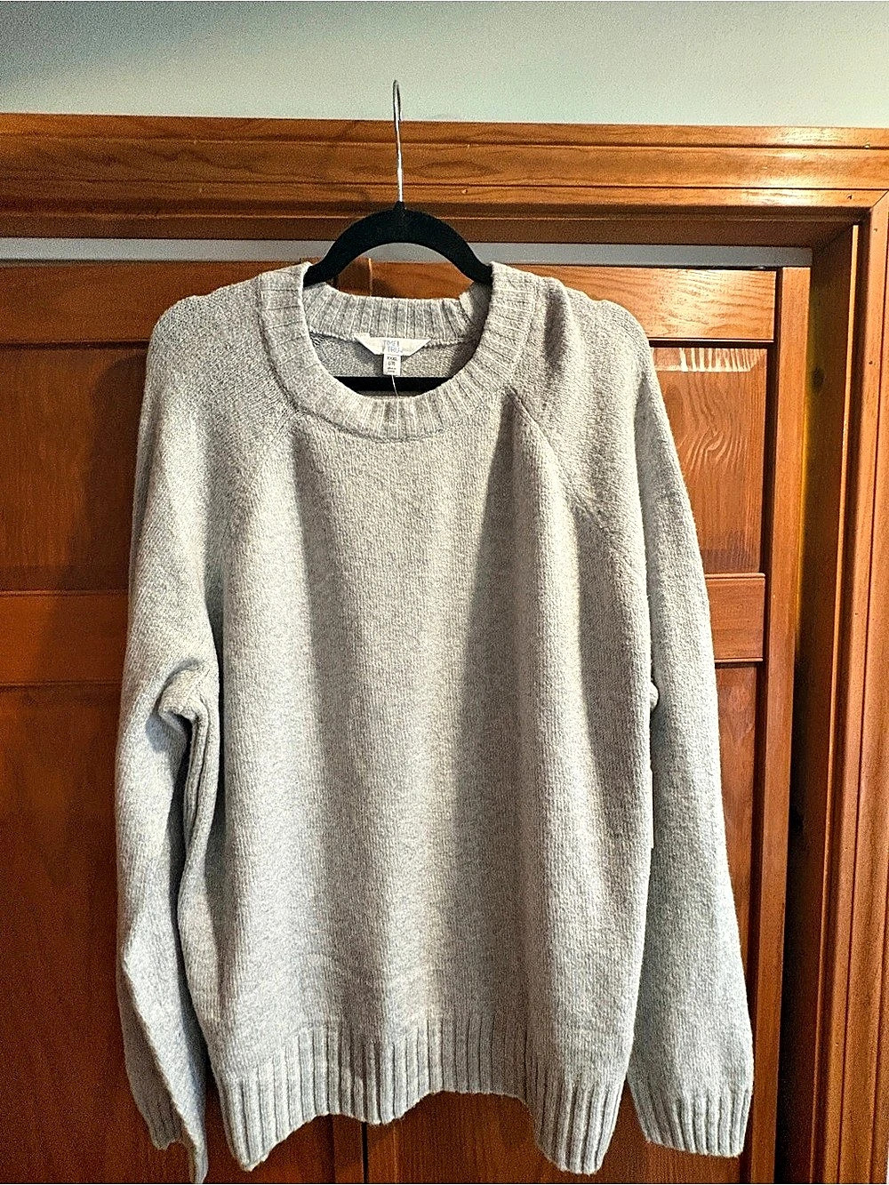 Super Soft Crewneck Sweater in Gray Size XXXL/3X (22) NWT
